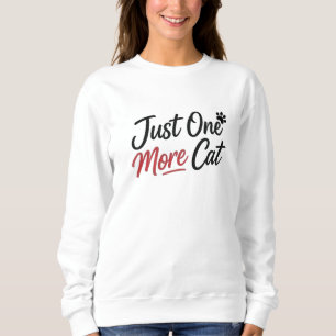 Moletom Apenas Mais Um Gato Citação Engraçada Minimalista