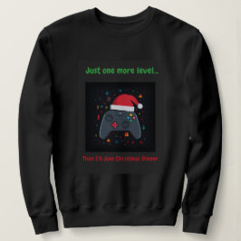 Moletom Apenas Mais Um Nível Divertido Gamer Natal 
