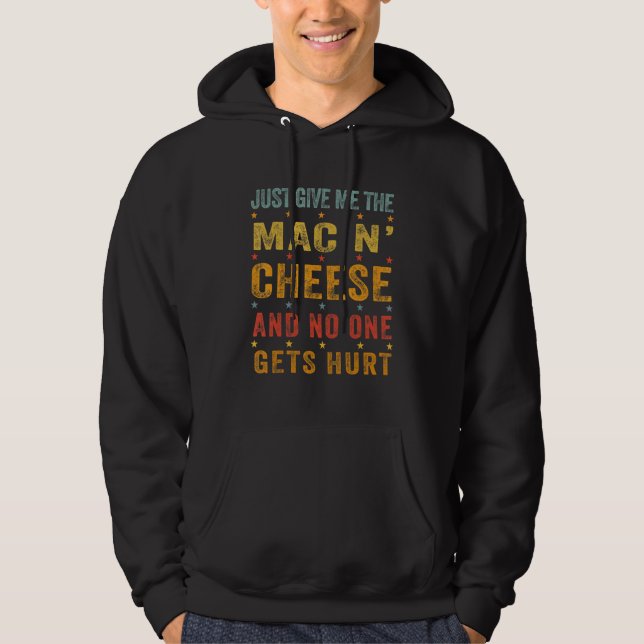 Moletom Apenas Me Dê O Macarrão Com Queijo E Ninguém Se Fe (Frente)