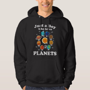 Moletom Apenas um garoto que ama planetas e sistema solar