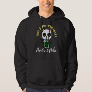 Moletom Apenas Um Menino Que Ama Pandas & Boba Men Boba Te