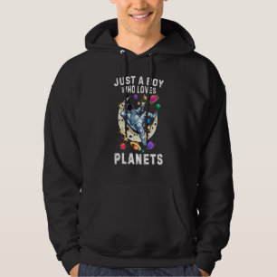Moletom Apenas um menino que ama planetas sistema solar es