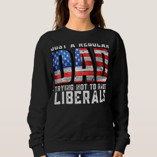 Moletom Apenas Um Pai Regular Tentando Não Levantar Libera
