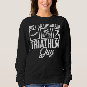 Moletom Apenas Uma Cara Triathlon Correndo Nadando Bi