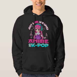Moletom Apenas uma garota que ama Anime e K-pop Anime Girl