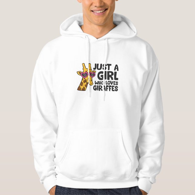 Moletom Apenas uma Garota que Ama Girafas _3 (Frente)