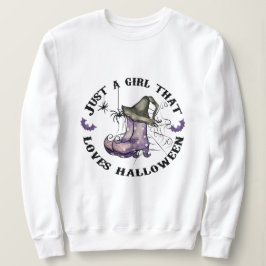 Moletom Apenas uma garota que ama o halloween