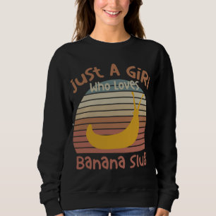 Moletom Apenas Uma Menina Que Ama Banana Slugs Banana Slug