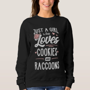 Moletom Apenas Uma Menina Que Ama Cookies E Mulheres De Ra