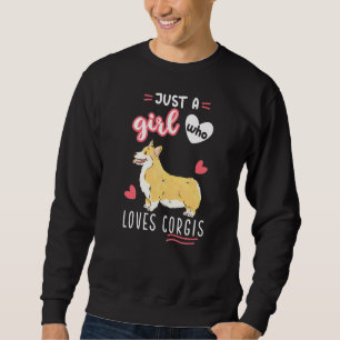 Moletom Apenas Uma Menina Que Ama Corgis