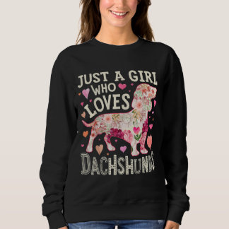 Moletom Apenas Uma Menina Que Ama Dachshances