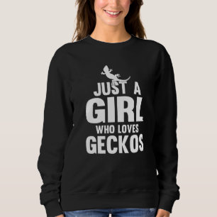 Moletom Apenas Uma Menina Que Ama Geckos Leopard Gecko