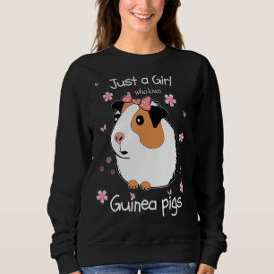 Moletom Apenas Uma Menina Que Ama Guiné Suína Roupa Animal