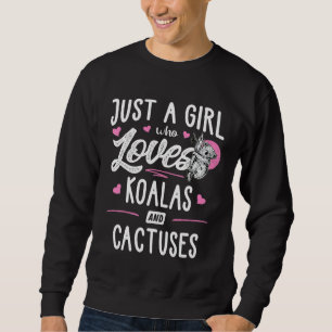 Moletom Apenas Uma Menina Que Ama Koalas E Cata Mulheres