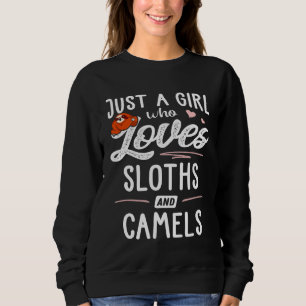 Moletom Apenas Uma Menina Que Ama Lixeiras E Camelos Lama