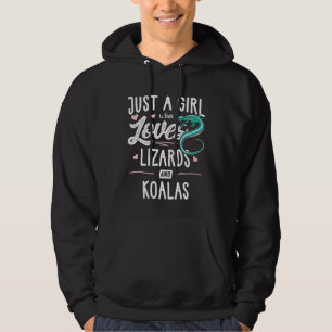 Moletom Apenas Uma Menina Que Ama Lizards E Mulheres De Ko