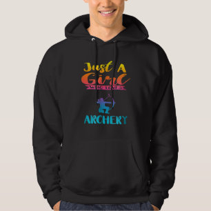 Moletom Apenas Uma Menina Que Ama O Arqueiro De Artes