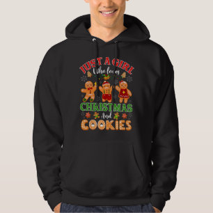 Moletom Apenas Uma Menina Que Ama O Natal E Cookies Ginger