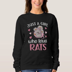 Moletom Apenas Uma Menina Que Ama Ratos Ratos, Mãe, Dono