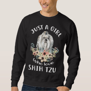 Moletom Apenas Uma Menina Que Ama Shih Tzu Shih Tzu Girl F