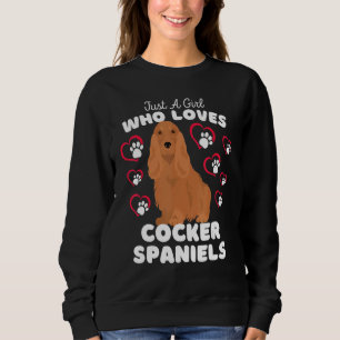 Moletom Apenas Uma Menina Que Ama Spaniels Crianças Spani