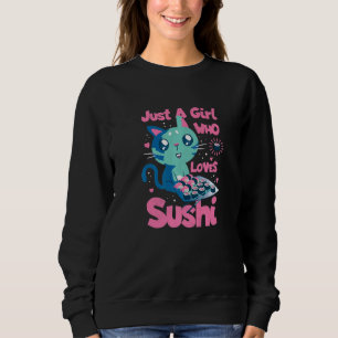 Moletom Apenas Uma Menina Que Ama Sushi