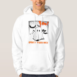 Moletom Apenas vibrações assustadoras - design de fantasma