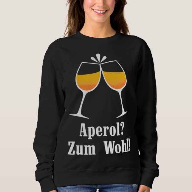 Moletom Aperol zum Wohl Aperolikian  Saying JGA Sprizz (Frente)