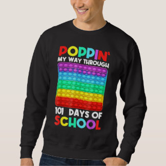 Moletom Aperte O Meu Caminho Através De 101 Dias De Escola