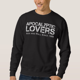 Moletom Apocalyptic Lovers (M) dbl suor padrão lateral.