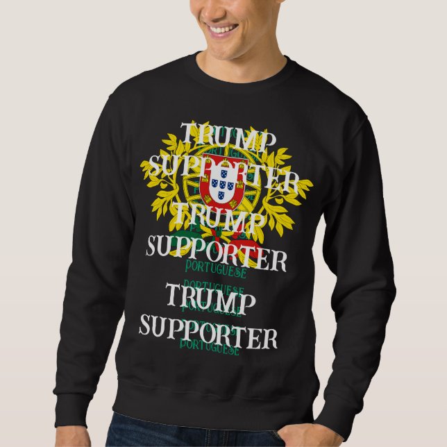 Moletom Apoiador português de Trump (Frente)