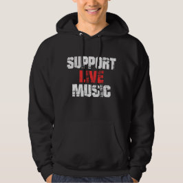 Moletom Apoie a Música Ao Vivo