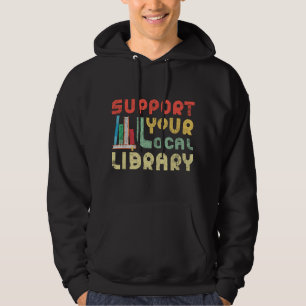 Moletom Apoie Leitores de Livros da Biblioteca Local Amant