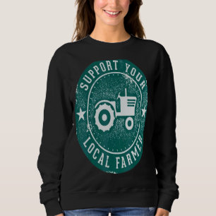 Moletom Apoie seu agricultor local sem fazendeiros sem fut