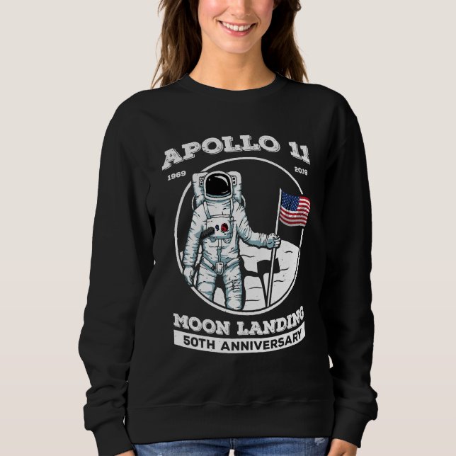 Moletom Apollo Teu Aniversário Landing (Frente)