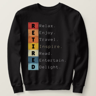 Moletom Aposentação Vintage 2025 Para Funny Aposentado
