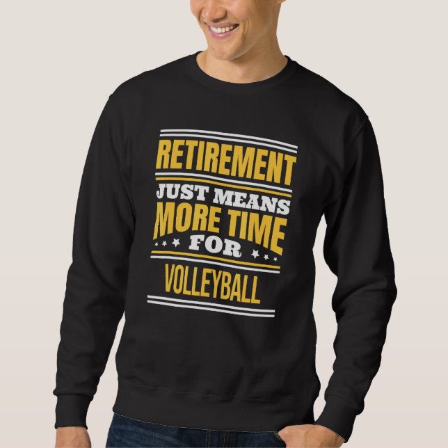 Moletom Aposentada Reforma da Lei de Voleibol (Frente)
