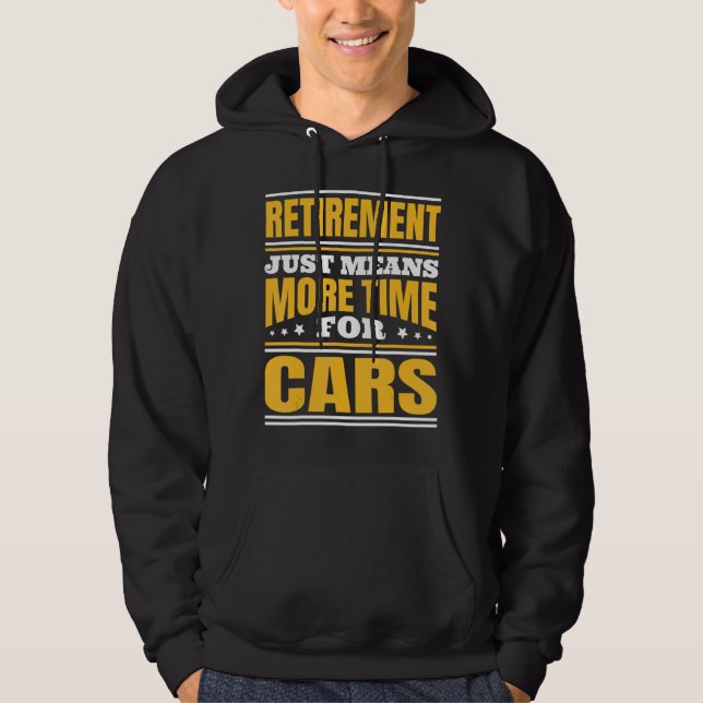 Moletom Aposentar Mais Tempo Para Carros (Frente)