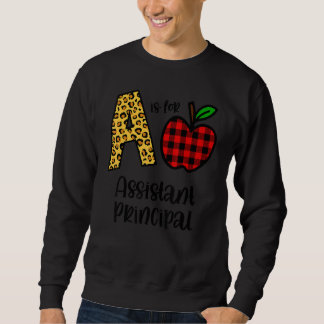 Moletom Apple A Is For Assistant Principal Back To School