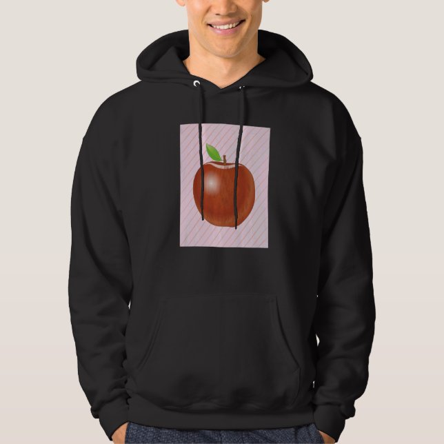 Moletom Apple Fruta Comida Vegan Vitaminas Fruta Apple (Frente)