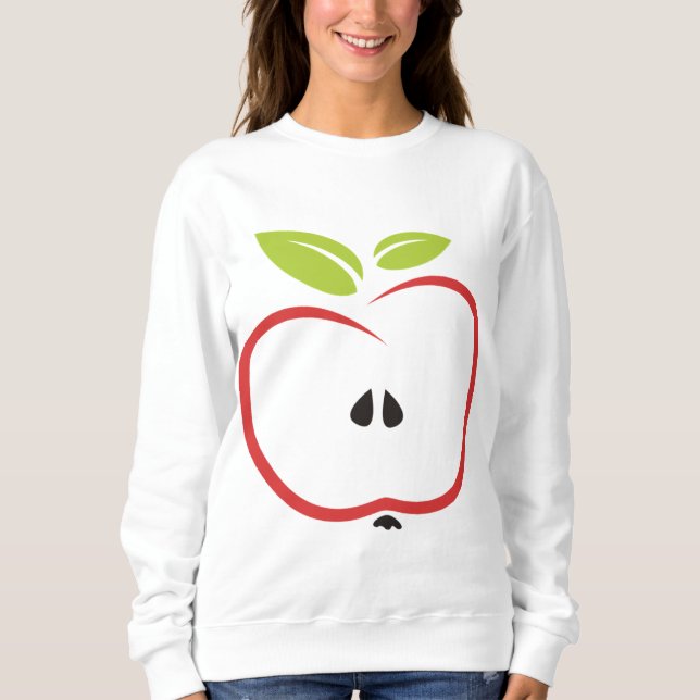 Moletom Apple Healthy Red Fruta (Frente)