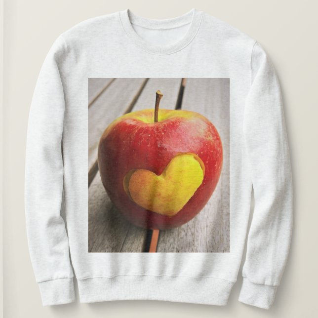 Moletom "Apple Love" Foto Bela. Comprar Agora (Frente do Design)