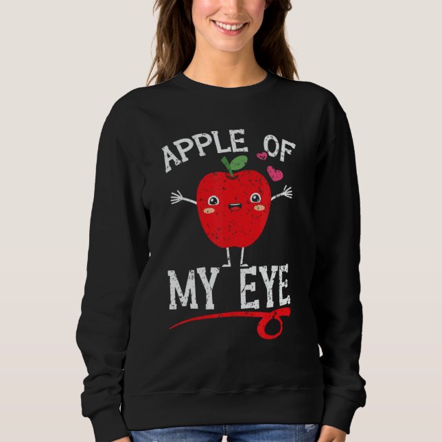 Moletom Apple Of My Eye Fruit  Apple Picking (Frente)