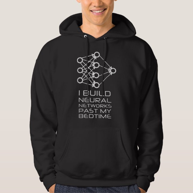 Moletom Aprendizado de Máquina de Rede Neural (Frente)