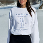 Moletom Après Ski Com A Noiva Para Ser Bach Weekend<br><div class="desc">Este design apresenta um texto ousado moderno,  vibrações de neve com elementos desenhados à mão.</div>