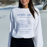 Moletom Après Ski Com A Noiva Para Ser Bach Weekend<br><div class="desc">Este design apresenta um texto ousado moderno,  vibrações de neve com elementos desenhados à mão.</div>