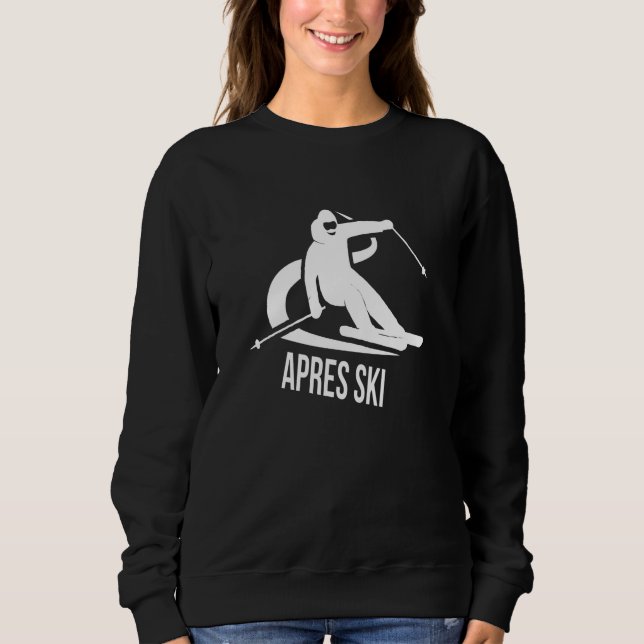 Moletom Apres Ski Skiing Winter Sports (Frente)