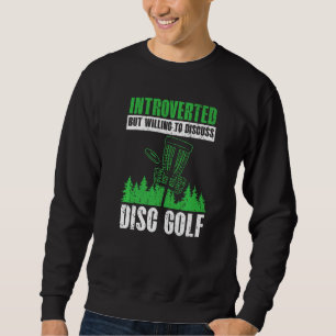 Moletom Apresentado, Mas Disposto A Discutir O Disco Golf