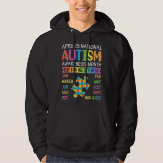 Moletom April is National Autism Awareness Month Kids Boy 