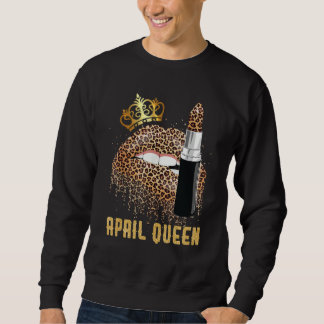 Moletom April Queen Leopard Lips Shirt April